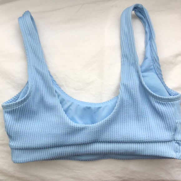 Hollister Ribbed Scoop Neck Bikini Top - Picture 2 of 3